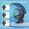 Mini ventilatore da tavolo silenzioso con clip, ventilatore Anteprima dell’immagine prodotto 3