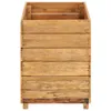 vidaXL Hochbeet 50x40x55 cm Teak Altholz und Stahl Produktbild-Vorschau 11
