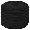 vidaXL Pracovné lano čierne 12 mm 50 m polyester - Laná Náhľad obrázku produktu 9