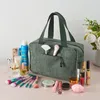 Jiliyote Große Damen Cord Kosmetiktasche für Reisen und Produktbild-Vorschau 3