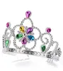 Diadem Prinzessin Kostüm-Accessoire silber-bunt - Produktbild-Vorschau 2