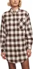 Urban Classics Ladies - Oversized Flannel Hemd Kleid - L Produktbild-Vorschau 2