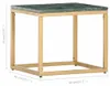 konferenční stolek vidaXL Green 40×40×35 cm Pravý kámen ve Náhled obrázku produktu 5