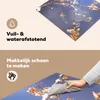 KitchenYeah© Herdabdeckplatte Weiße Meise auf einem Zweig Produktbild-Vorschau 2