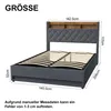 MODFU Jugendbett 140×190 mit LED-Kopfteil und Produktbild-Vorschau 8