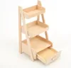 1:12 Mini Puppenhaus Garten Dekoration Holz Simulation Produktbild-Vorschau 1
