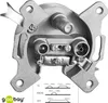 3-Loch Antennen-Dose (SAT/ TV/ Radio), Unterputz, Produktbild-Vorschau 4