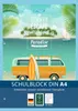3x Schulblock / DIN A4 / gelocht / 50 Blatt / je 1x Produktbild-Vorschau 2