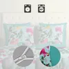 Duvet cover Good Morning 135x200 + 1* 80x80 cm - flowers Produktbild-Vorschau 4