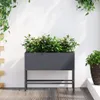 vidaXL Fioriera da giardino a letto rialzato antracite 60 x Anteprima dell’immagine prodotto 2