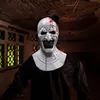 Weiße Clownmaske Horror-Kostüm Terrifier Schrecklich Produktbild-Vorschau 6