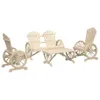 4-tlg. Garten-Lounge-Set Massivholz Tanne Produktbild-Vorschau 1