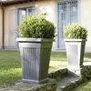 BAMA Květináč PIRAMIDE 50L, antracit Náhled obrázku produktu 3