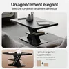 CASARIA® Tavolino Detroit 90x60x45cm da Divano 2 Ripiani in Anteprima dell’immagine prodotto 3