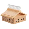 OGIVO Kleiderbügel Holz, 50 stück Holzbügel Garderobenbügel Produktbild-Vorschau 1