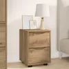 vidaXL Noční stolek Artisan dub 30,5 x 30 x 43 cm Materiál Náhled obrázku produktu 1