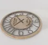 BOLTZE Wanduhr "Trapani" aus Holz/Metall in grau/braun Produktbild-Vorschau 2