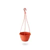A hanging plant pot with a hook and strings, isolated on a white background. Produktbild-Vorschau