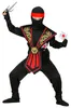 Costume da Kombat Ninja per bambini in rosso con set di Anteprima dell’immagine prodotto 7