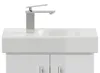 Geberit Icon XS 53 cm links Waschbecken : Weiss Varianten: Produktbild-Vorschau 3