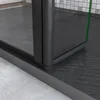 Schwarz Walkin Duschkabine 100x200cm unregelmäßige Form Produktbild-Vorschau 6