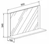Badspiegel Wandspiegel Lendas 55x80 cm Produktbild-Vorschau 3