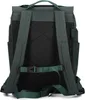 The back view of a dark green backpack. Produktbild-Vorschau