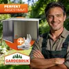 GARDEBRUK® Mähroboter Garage Metall Wetterbeständig Produktbild-Vorschau 9