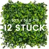 COSTWAY, lot de 12 haies artificielles, 50,5 x 50,5 cm, Voir les images du produit 8