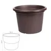 Glockenblumen-Blumentopf, braun, Durchmesser 34 cm Produktbild-Vorschau 5
