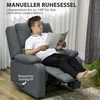 HOMCOM Relaxsessel Manuell Fernsehsessel mit Liegefunktion, Produktbild-Vorschau 4