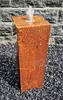 Säulenbrunnen Wasserspiel eckig 3er-Set Cortenstahl Produktbild-Vorschau 4