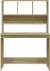 Scrivania con ripiano rovere Sonoma 102x45x148 cm materiale Anteprima dell’immagine prodotto 5