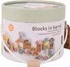 50 Holzbausteine Wildies Family in Tonne Náhľad obrázku produktu 3