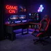 Scrivania da gaming Homidea Arena a forma di L per Anteprima dell’immagine prodotto 1