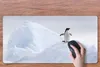 MuchoWow® Schreibtischunterlage Pinguin - Eis - Winter Produktbild-Vorschau 3