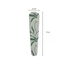 A product shot of an ironing board sleeve with floral pattern and dimensions indicated. Produktbild-Vorschau