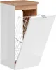 Hängesäule April 1 Tür, Weiß und Holzoptik Produktbild-Vorschau 2