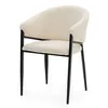 Jídelní židle NEW HOME GLAMOUR Čalouněná obývací židle z Náhled obrázku produktu 4