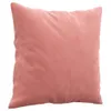 vidaXL Coussin décoratif 2 pcs. Rose 40x40 cm velours Voir les images du produit 3
