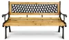 Akord Gartenbank Mirt Braun / Naturholz 125X52X73 Cm Produktbild-Vorschau 2
