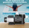Wiltec Poolpumpe 33600 l/h 1500 W Schwimmbadpumpe Produktbild-Vorschau 8