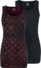 RED by EMP Damen schwarz-rote Basic Tops im Doppelpack 3XL Produktbild-Vorschau 1
