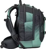 A side view of a teal and gray backpack. Produktbild-Vorschau