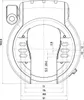 DefenderaRT** Ringschloss in schwarzer Blisterverpackung Produktbild-Vorschau 9