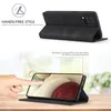 Galaxy A22 4G Hülle, Standfunktion Kartenfach Wallet Leder Produktbild-Vorschau 3