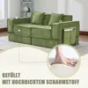 okwish Modulares Sofa Zweisitzer-Sofa Wohnzimmersofa mit Produktbild-Vorschau 6