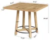Tribesigns Moderner Esstisch, 80 cm Küchentisch für kleine Produktbild-Vorschau 7