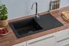 Einbauspüle Küchenspüle Spüle Granit Mineralite 78 x 44 Produktbild-Vorschau 1