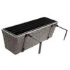 4x Bac à fleurs 11 litres support de montage intérieur Voir les images du produit 4